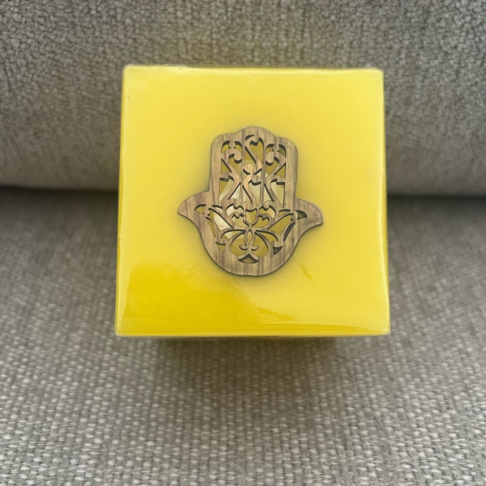 Moroccan handmade wax tea-light candle holder